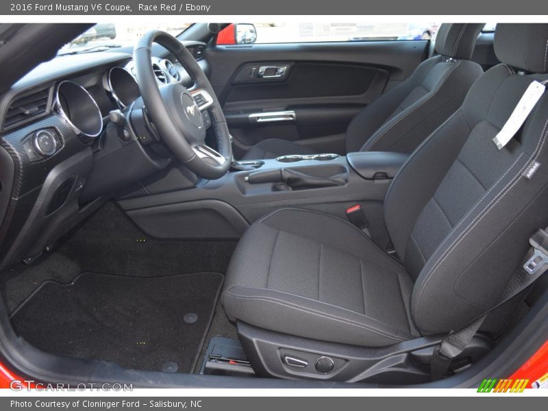 Race Red / Ebony 2016 Ford Mustang V6 Coupe