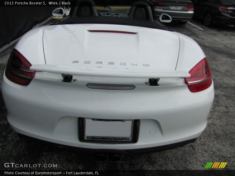 White / Black 2013 Porsche Boxster S