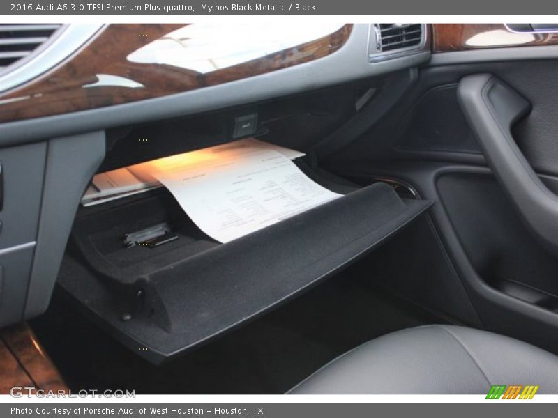 Mythos Black Metallic / Black 2016 Audi A6 3.0 TFSI Premium Plus quattro
