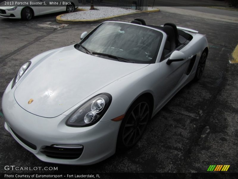 White / Black 2013 Porsche Boxster S