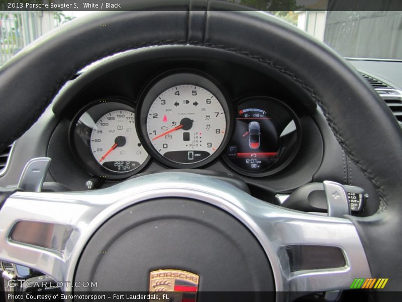 White / Black 2013 Porsche Boxster S