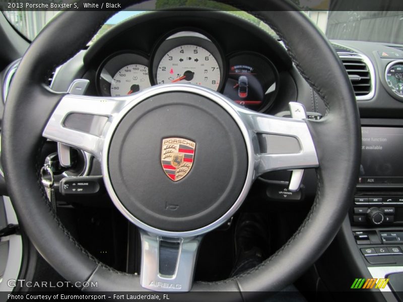 White / Black 2013 Porsche Boxster S