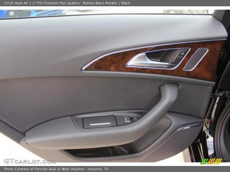 Mythos Black Metallic / Black 2016 Audi A6 3.0 TFSI Premium Plus quattro