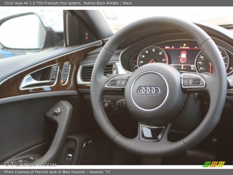 Mythos Black Metallic / Black 2016 Audi A6 3.0 TFSI Premium Plus quattro