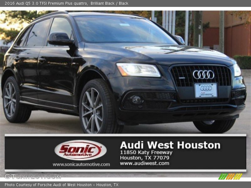 Brilliant Black / Black 2016 Audi Q5 3.0 TFSI Premium Plus quattro