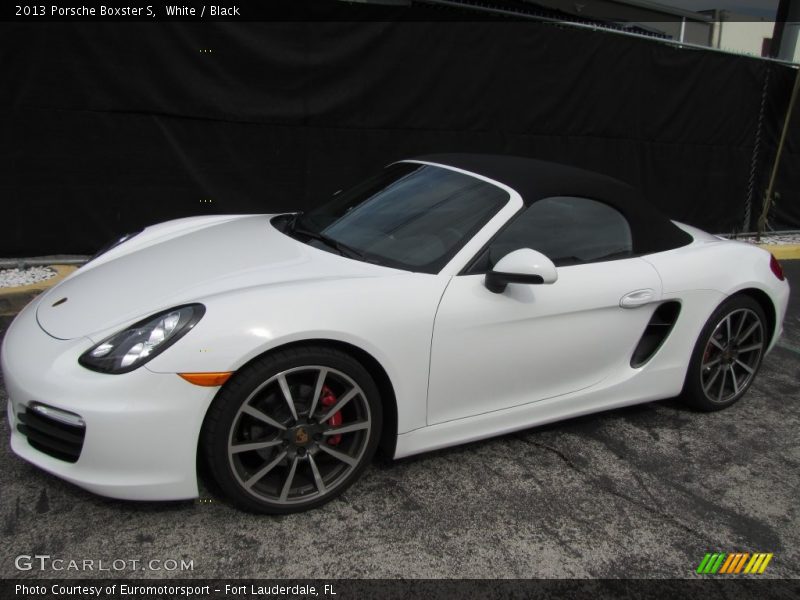 White / Black 2013 Porsche Boxster S