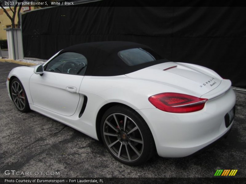 White / Black 2013 Porsche Boxster S
