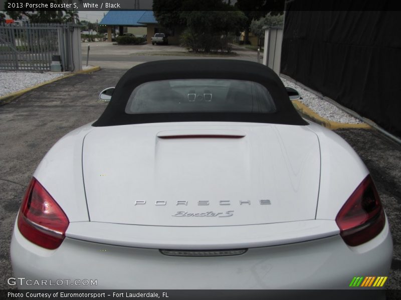 White / Black 2013 Porsche Boxster S