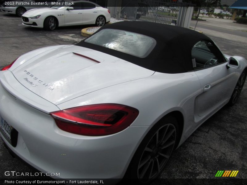 White / Black 2013 Porsche Boxster S