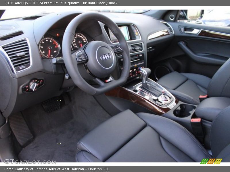 Brilliant Black / Black 2016 Audi Q5 3.0 TFSI Premium Plus quattro