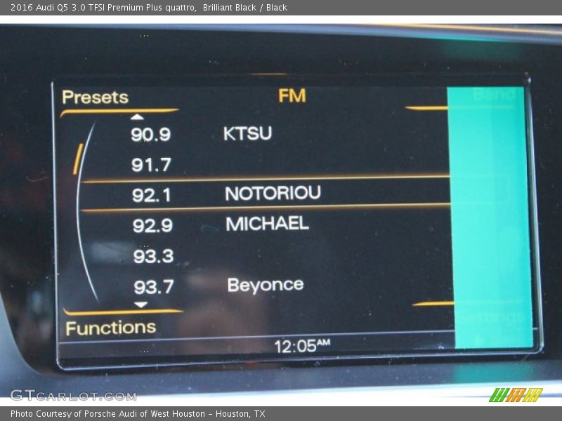 Brilliant Black / Black 2016 Audi Q5 3.0 TFSI Premium Plus quattro