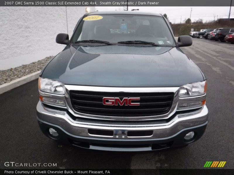 Stealth Gray Metallic / Dark Pewter 2007 GMC Sierra 1500 Classic SLE Extended Cab 4x4