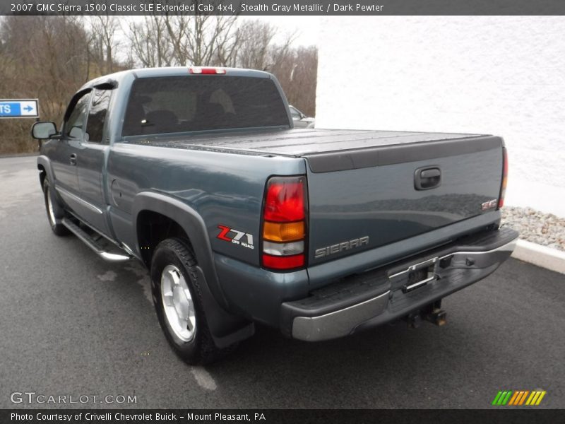 Stealth Gray Metallic / Dark Pewter 2007 GMC Sierra 1500 Classic SLE Extended Cab 4x4