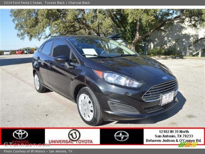 Tuxedo Black / Charcoal Black 2014 Ford Fiesta S Sedan