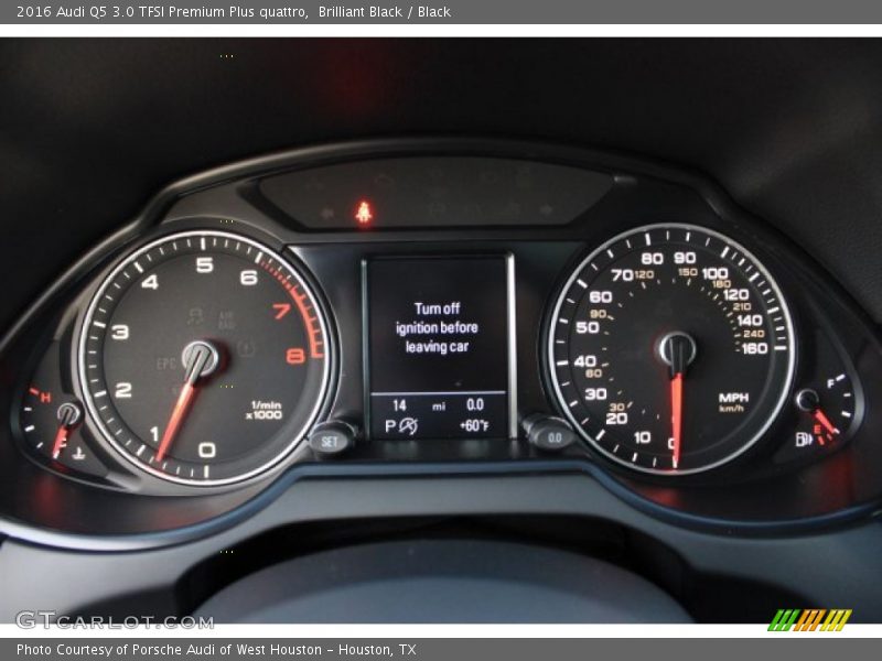Brilliant Black / Black 2016 Audi Q5 3.0 TFSI Premium Plus quattro