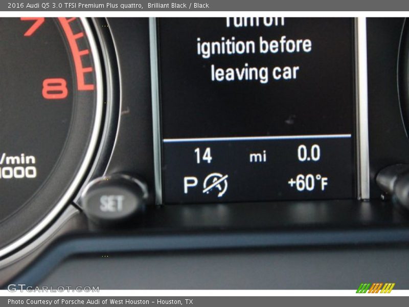 Brilliant Black / Black 2016 Audi Q5 3.0 TFSI Premium Plus quattro
