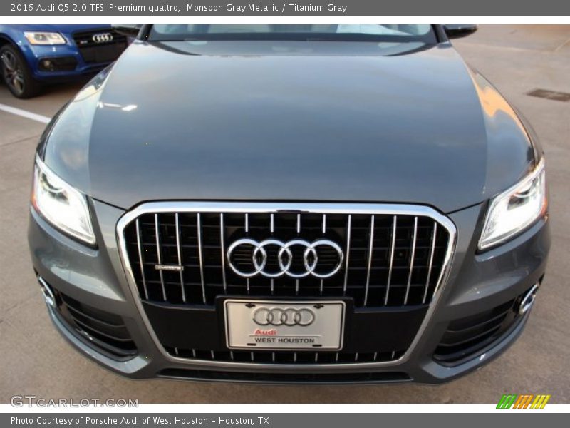 Monsoon Gray Metallic / Titanium Gray 2016 Audi Q5 2.0 TFSI Premium quattro