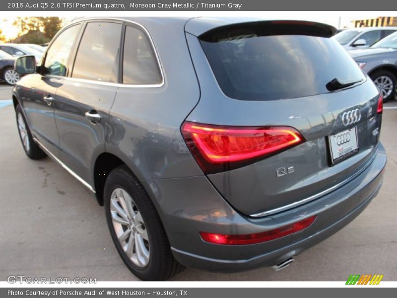Monsoon Gray Metallic / Titanium Gray 2016 Audi Q5 2.0 TFSI Premium quattro