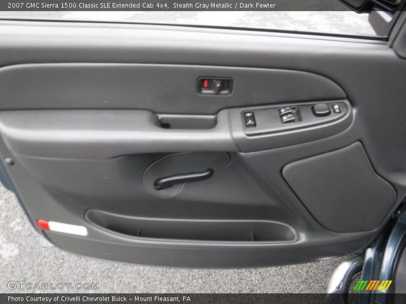 Stealth Gray Metallic / Dark Pewter 2007 GMC Sierra 1500 Classic SLE Extended Cab 4x4