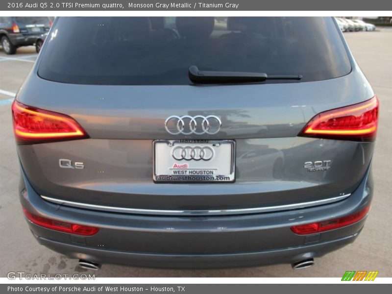 Monsoon Gray Metallic / Titanium Gray 2016 Audi Q5 2.0 TFSI Premium quattro