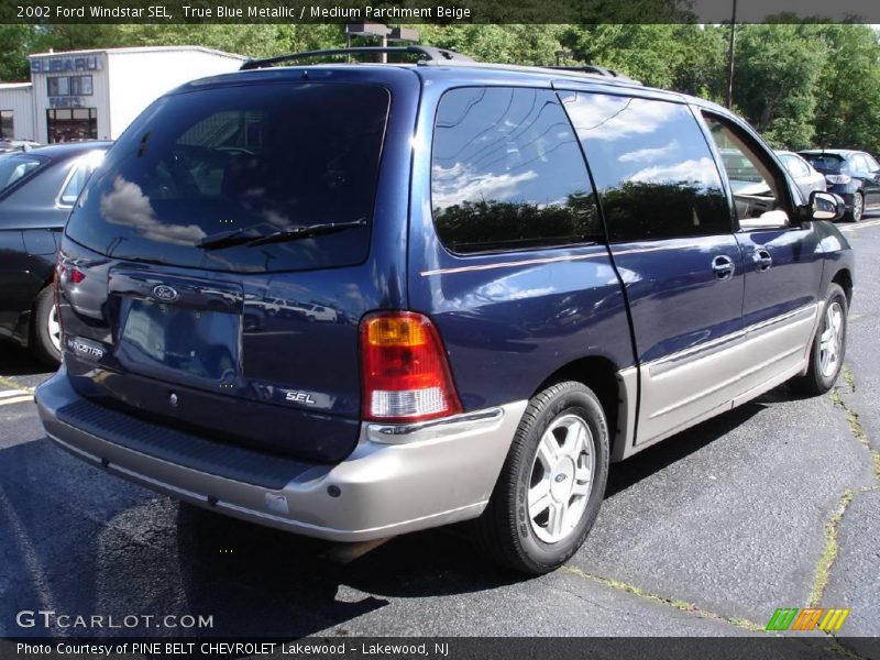 True Blue Metallic / Medium Parchment Beige 2002 Ford Windstar SEL
