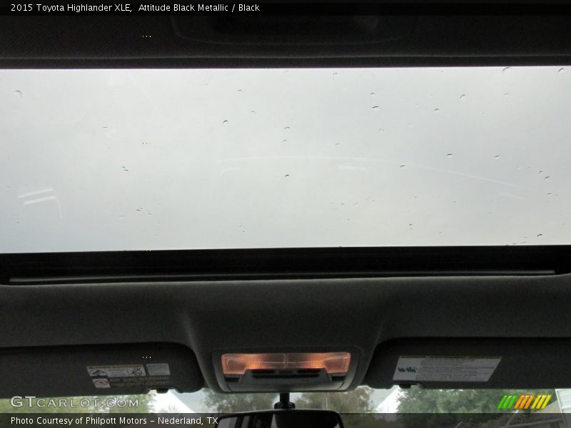 Attitude Black Metallic / Black 2015 Toyota Highlander XLE