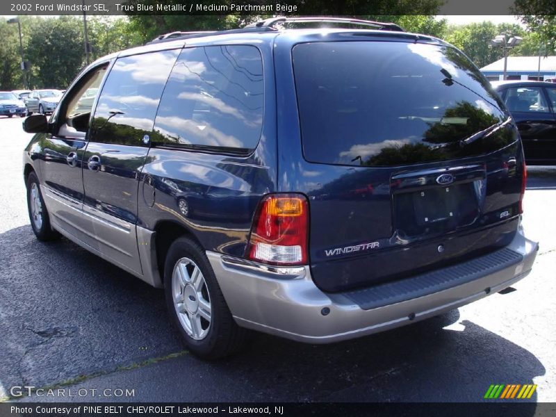 True Blue Metallic / Medium Parchment Beige 2002 Ford Windstar SEL