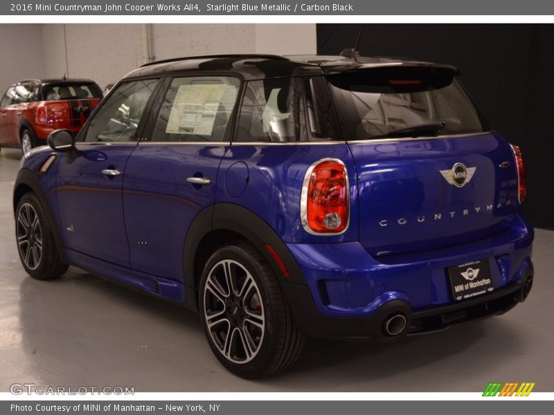 Starlight Blue Metallic / Carbon Black 2016 Mini Countryman John Cooper Works All4