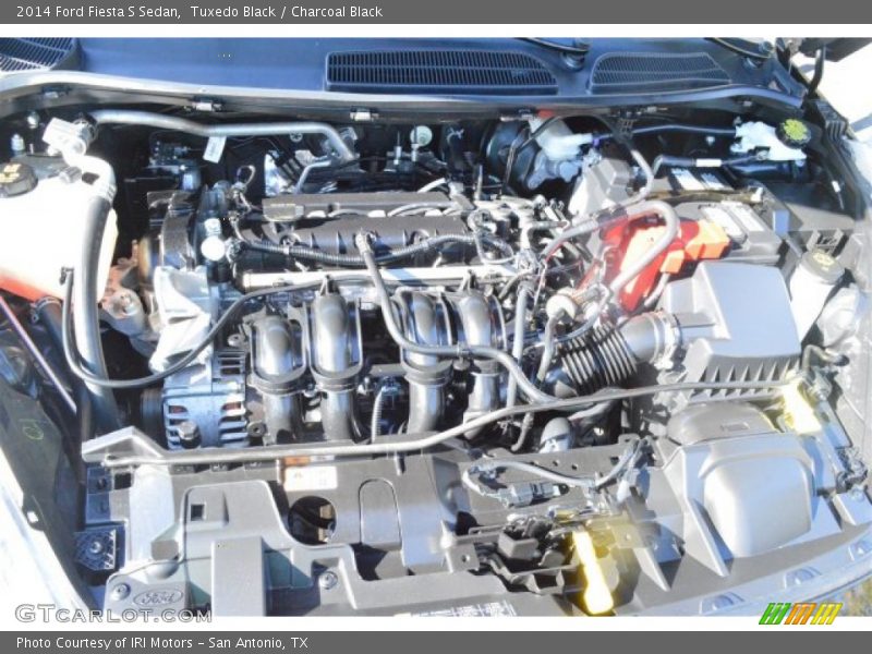 Tuxedo Black / Charcoal Black 2014 Ford Fiesta S Sedan