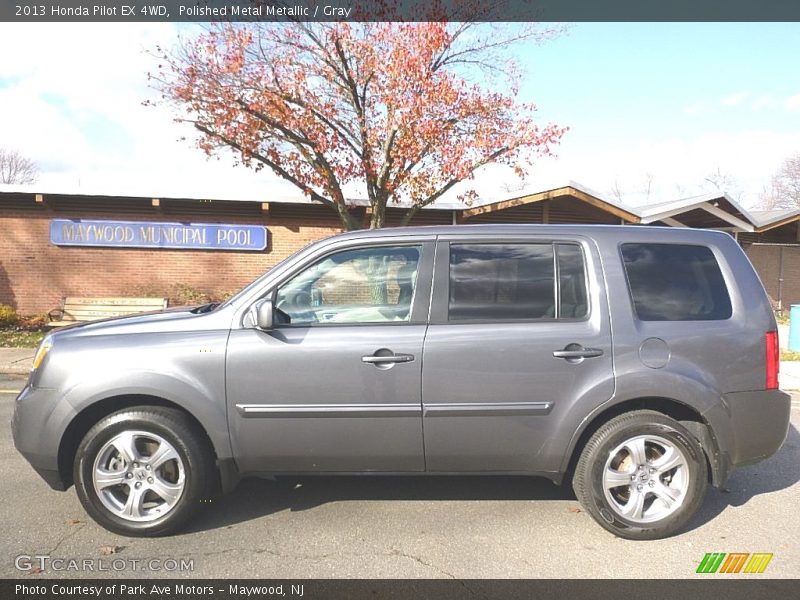 Polished Metal Metallic / Gray 2013 Honda Pilot EX 4WD