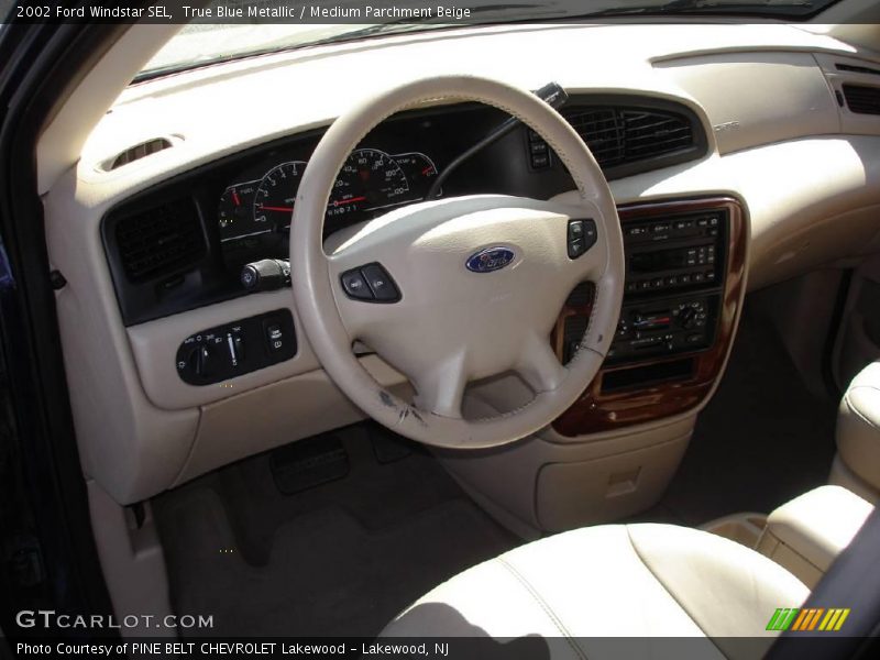 True Blue Metallic / Medium Parchment Beige 2002 Ford Windstar SEL