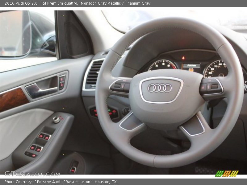 Monsoon Gray Metallic / Titanium Gray 2016 Audi Q5 2.0 TFSI Premium quattro