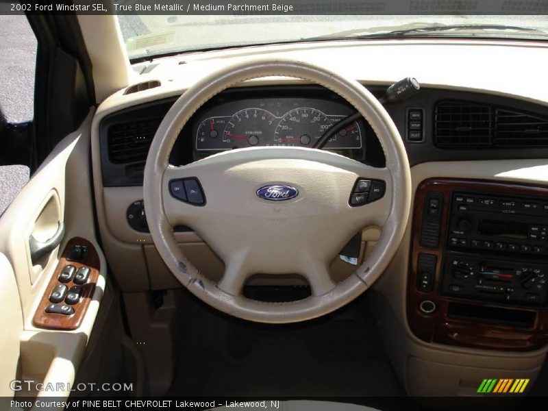 True Blue Metallic / Medium Parchment Beige 2002 Ford Windstar SEL