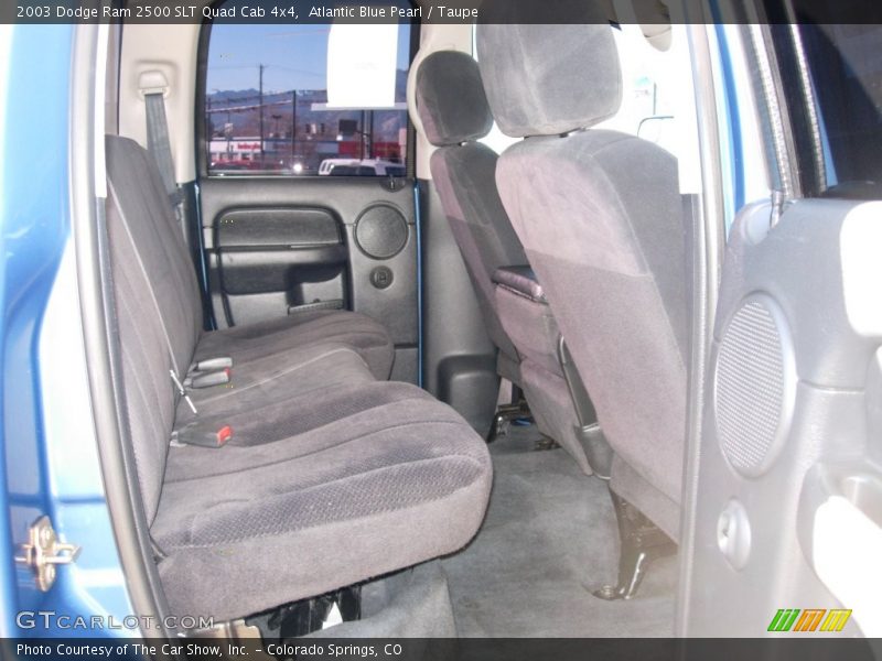 Atlantic Blue Pearl / Taupe 2003 Dodge Ram 2500 SLT Quad Cab 4x4