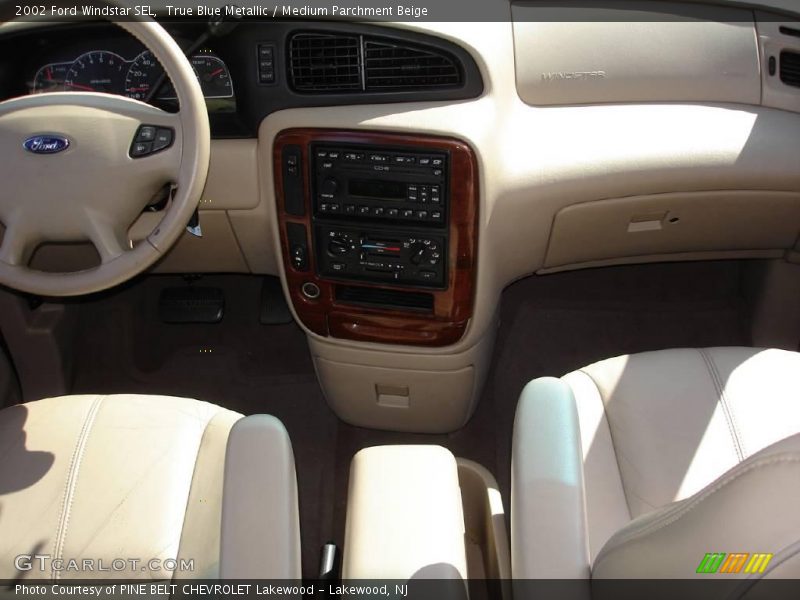 True Blue Metallic / Medium Parchment Beige 2002 Ford Windstar SEL