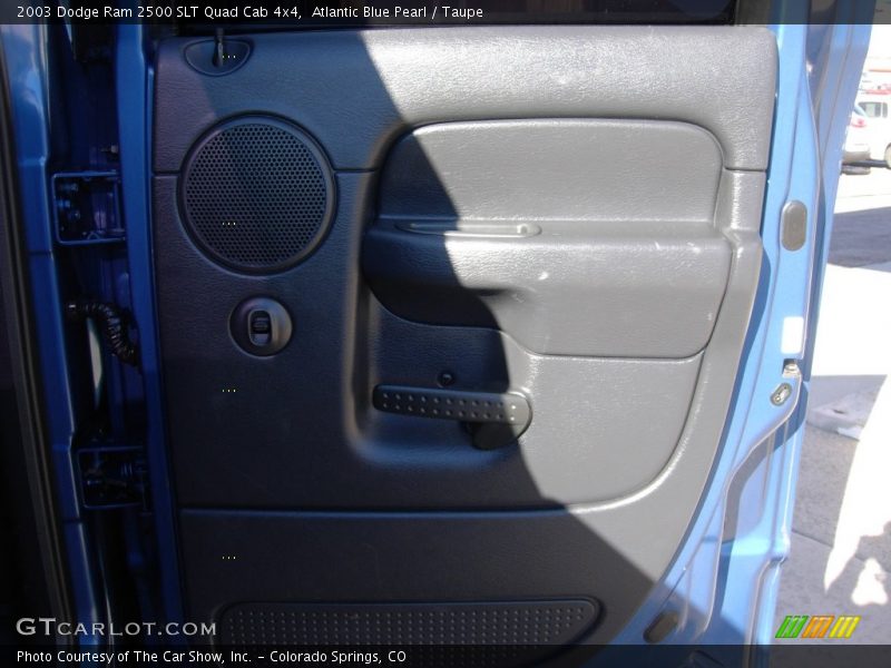 Atlantic Blue Pearl / Taupe 2003 Dodge Ram 2500 SLT Quad Cab 4x4