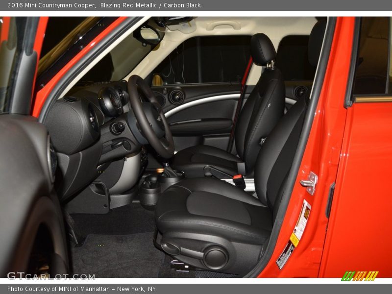Blazing Red Metallic / Carbon Black 2016 Mini Countryman Cooper