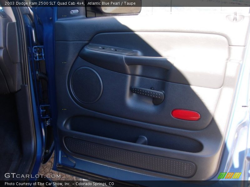 Atlantic Blue Pearl / Taupe 2003 Dodge Ram 2500 SLT Quad Cab 4x4