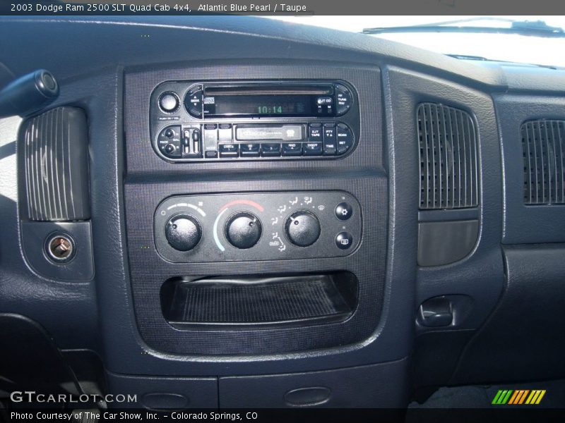 Atlantic Blue Pearl / Taupe 2003 Dodge Ram 2500 SLT Quad Cab 4x4