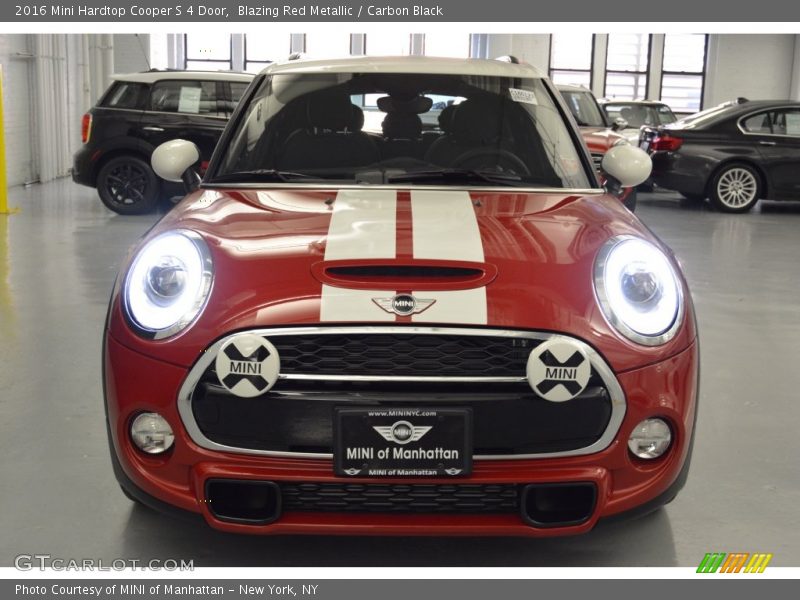 Blazing Red Metallic / Carbon Black 2016 Mini Hardtop Cooper S 4 Door