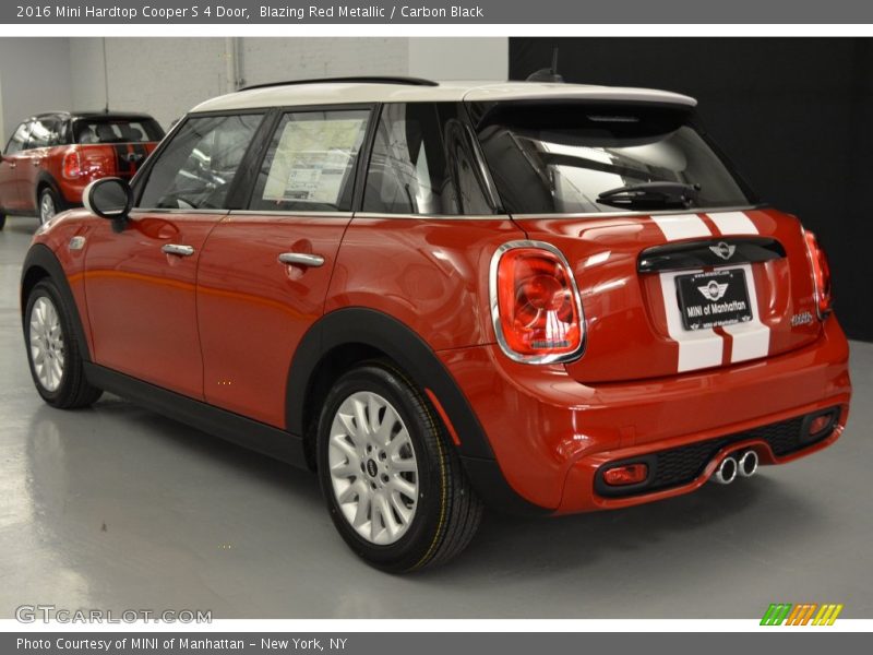 Blazing Red Metallic / Carbon Black 2016 Mini Hardtop Cooper S 4 Door