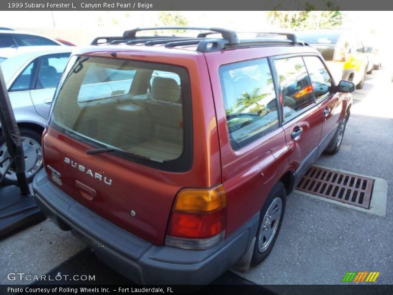 Canyon Red Pearl / Beige 1999 Subaru Forester L