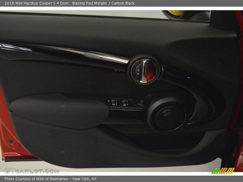 Blazing Red Metallic / Carbon Black 2016 Mini Hardtop Cooper S 4 Door