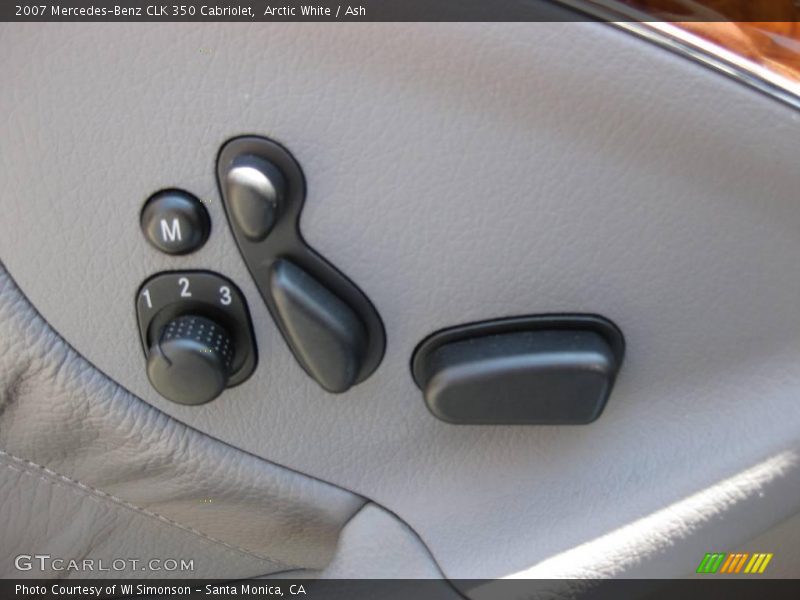 Arctic White / Ash 2007 Mercedes-Benz CLK 350 Cabriolet