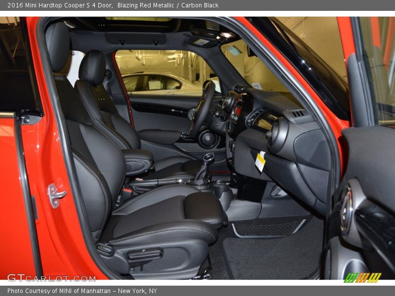 Blazing Red Metallic / Carbon Black 2016 Mini Hardtop Cooper S 4 Door
