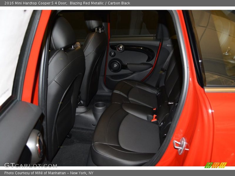 Blazing Red Metallic / Carbon Black 2016 Mini Hardtop Cooper S 4 Door
