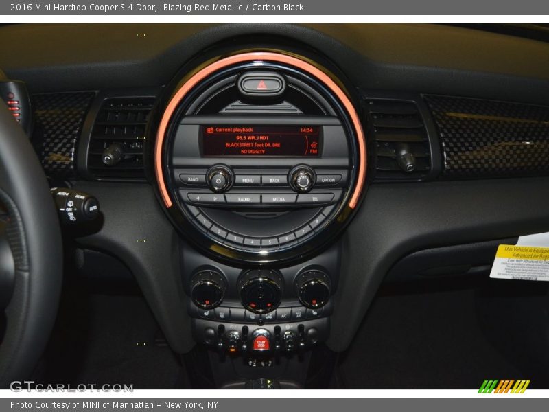 Blazing Red Metallic / Carbon Black 2016 Mini Hardtop Cooper S 4 Door