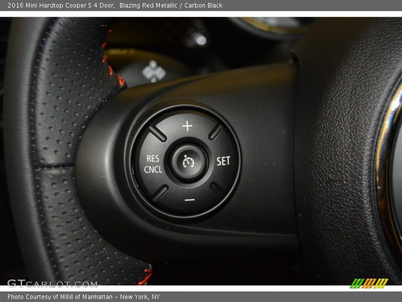Blazing Red Metallic / Carbon Black 2016 Mini Hardtop Cooper S 4 Door
