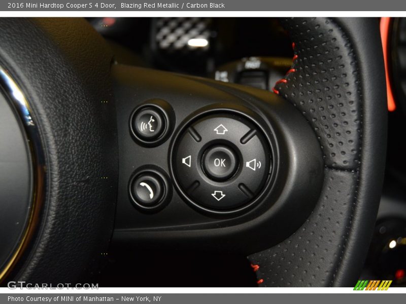 Blazing Red Metallic / Carbon Black 2016 Mini Hardtop Cooper S 4 Door