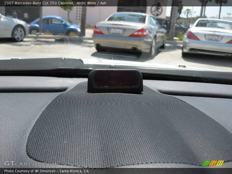 Arctic White / Ash 2007 Mercedes-Benz CLK 350 Cabriolet